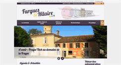 Desktop Screenshot of fargues-saint-hilaire.fr