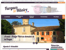 Tablet Screenshot of fargues-saint-hilaire.fr